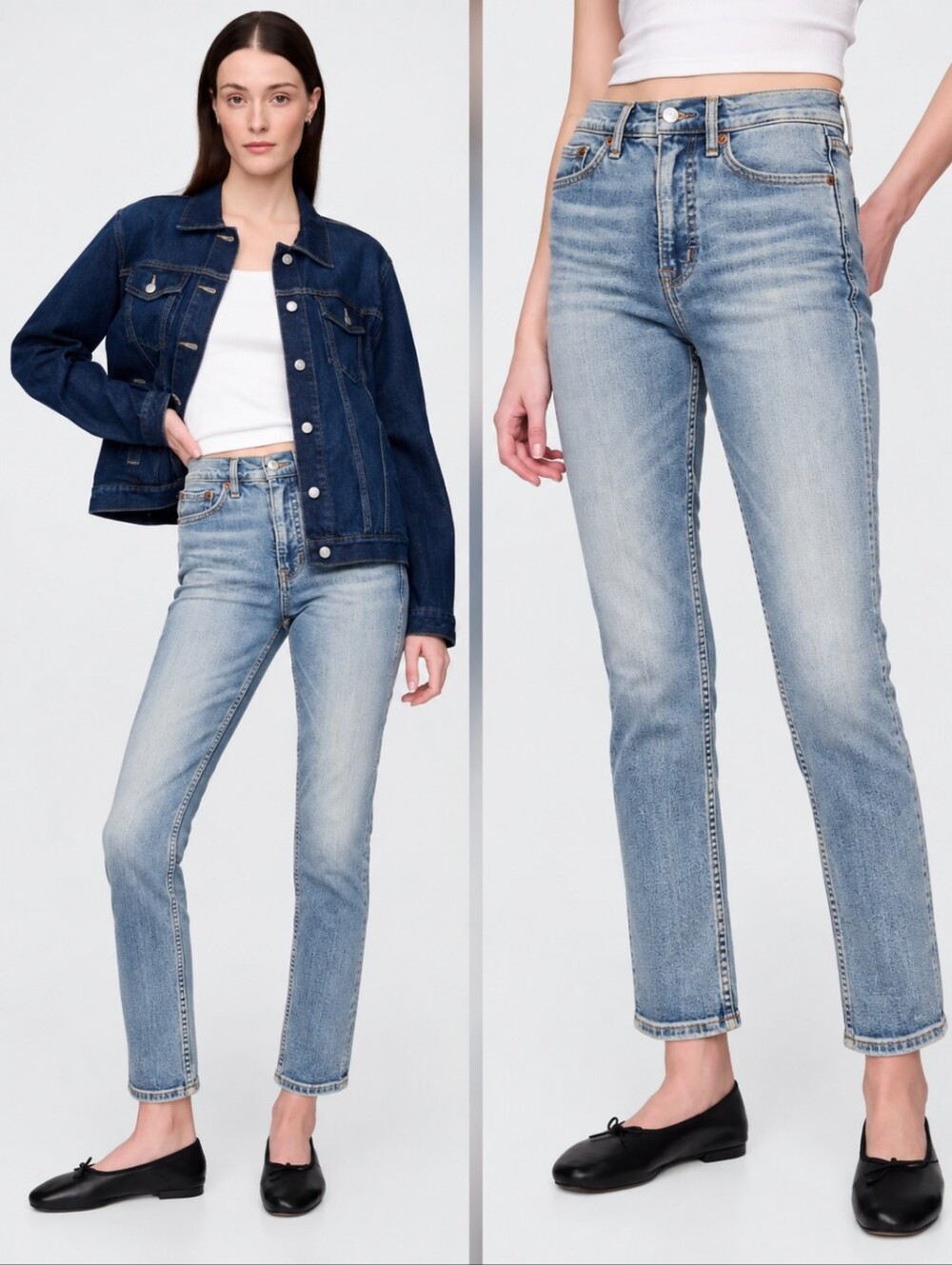❤️ GAP HIGH RISE VINTAGE SLIM JEANS, 2 (26)